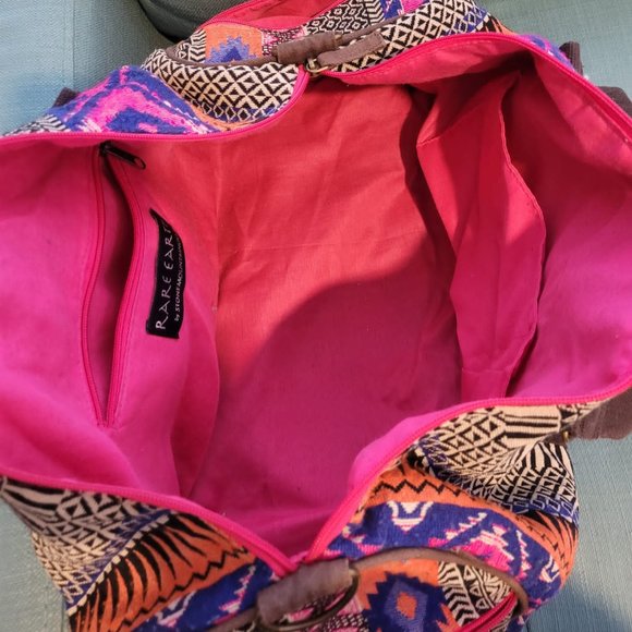 Pink brown sport bag - Picture 3 of 4